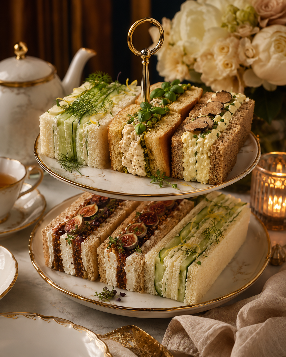 Savory Tea Sandwich Collection