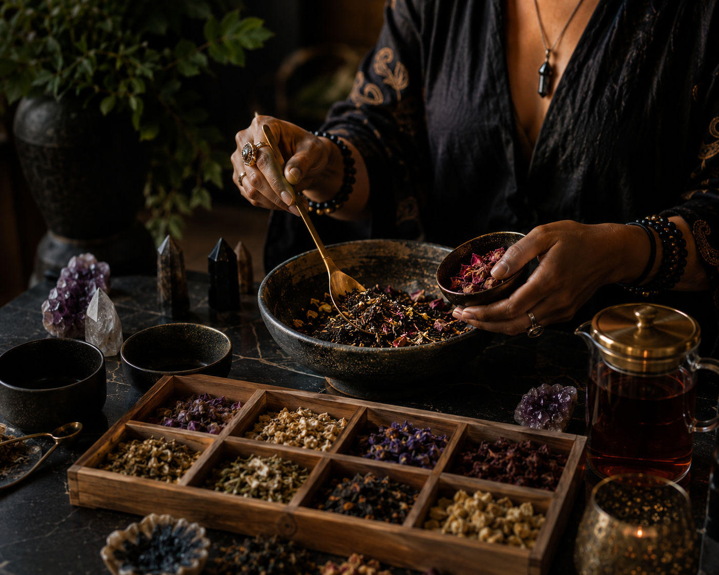 Tea blending workshop