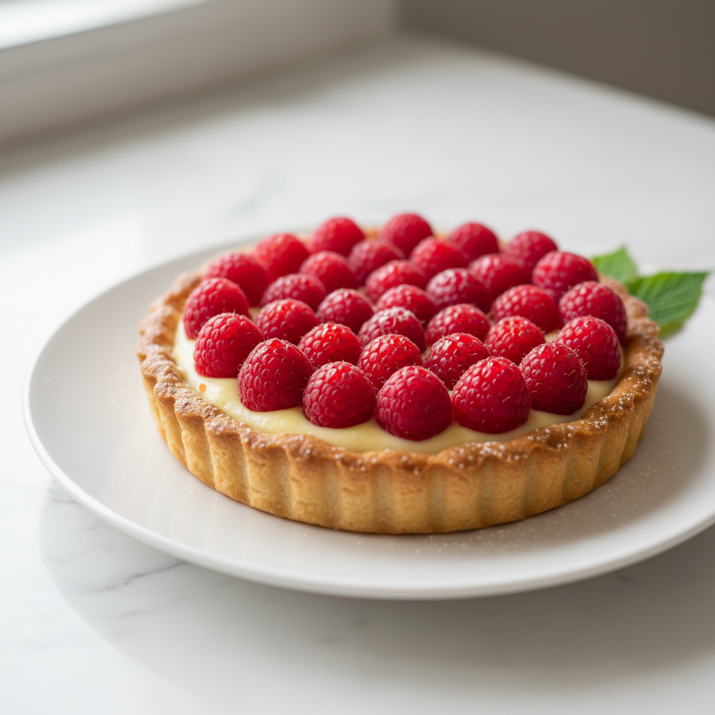 raspberry mini tart
